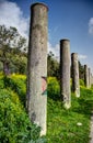 Sebastia archeology ancient ruins Royalty Free Stock Photo