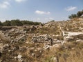 Sebastian, ancient Israel, ruins and excavations Royalty Free Stock Photo