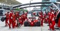Sebastian Vettel of Germany and Scuderia Ferrari Royalty Free Stock Photo