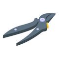 Secateurs tool icon, isometric style Royalty Free Stock Photo