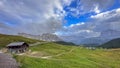 Seceda peak, Italy\'s Dolomites, unveils a breathtaking panorama. Trentino Alto Adige, Europe