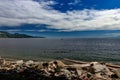 Rolling clouds over Sechelt Beach, Sunshine Coast, BC, Canada