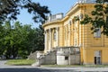 Secheni Bathhouse is the largest bath complex in Budapest and Europe. Medical bath of Secheni. There are different types of Royalty Free Stock Photo