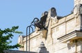 Secheni Bathhouse is the largest bath complex in Budapest and Europe. Medical bath of Secheni. There are different types of Royalty Free Stock Photo