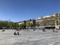 Sechselaeutenplatz or Sechselautenplatz - place for relaxing between Bellevue and Zurich`s Opera House