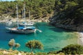 A secluded bay in the Turkish Mediterranean