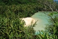 Secluded Beach On Huahine Island Royalty Free Stock Photo