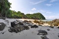 Secluded beach at Koh Kradan Royalty Free Stock Photo
