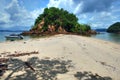 Secluded Beach, Thailand, August 2007 Royalty Free Stock Photo