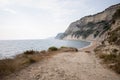 Secluded beach view Royalty Free Stock Photo