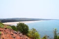 Secluded and Serene Bhandarpule Beach, Ganpatipule, Ratnagiri, India... Royalty Free Stock Photo