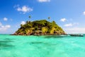 Secluded Tropical Island Royalty Free Stock Photo