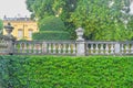 Seclusion with balustrade in site of Buchlovice castle, Czech Republic