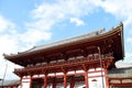 The second antique wooden archway entrance of Todaiji temple.