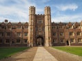 Second Court gate at St John`s College, location of Pink Floyd High Hope promo Royalty Free Stock Photo