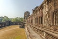 The second enclosure wall, Angkor Wat, Siem Reap, Cambodia. Royalty Free Stock Photo