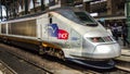 TGV TMST at Gare du Nord in Paris in France. Royalty Free Stock Photo