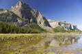 Second Ghost Lake Landscape Alberta Springtime Banff National Park Canadian Rocky Mountains Royalty Free Stock Photo