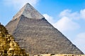 Second Great Egyptian Pyramid Royalty Free Stock Photo