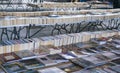 Second Hand Books - Street sale on South Bank LONDON, ENGLAND - Royalty Free Stock Photo