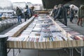 Second Hand Books - Street sale on South Bank London UK Royalty Free Stock Photo