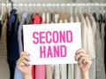 Second hand clothing Royalty Free Stock Photo