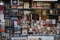 Second-hand, old books, and poster kiosk