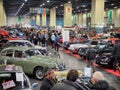 Second hands cars for sale in trade fair for collectors of vintage and luxury models