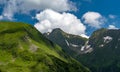 Transfagarasan road on Fagaras mountain , Romania