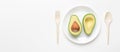 Second life for avocado seed - biodegradable single use cutlery