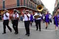 A second line march Royalty Free Stock Photo