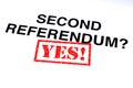 Yes to a Second Referendum