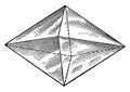 Second Right Square Octahedron vintage illustration