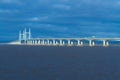 Second Severn Crossing, bridge over Bristol Channel between England and Wales. Five Kilometres or Three and one third miles long