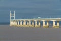 Second Severn Crossing, bridge over Bristol Channel between England and Wales. Five Kilometres or Three and one third miles long