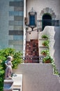 Second story entrance to Powel Crosley's Mansion Royalty Free Stock Photo