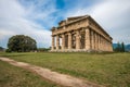 Second temple of Hera at Paestum, Campania, Italy Royalty Free Stock Photo