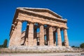 Second Temple of Hera in Paestum, formerly known as Temple of Poseidon Royalty Free Stock Photo