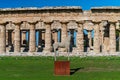 Second Temple of Hera in Paestum Royalty Free Stock Photo