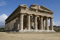 Second Temple of Hera - Paestum Italy Royalty Free Stock Photo