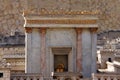 Second Temple. Model of the ancient Jerusalem. Royalty Free Stock Photo