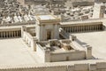 Second Temple - model of the ancient Jerusalem. Israel Museum Royalty Free Stock Photo