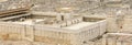 Second Temple - model of the ancient Jerusalem. Israel Museum Royalty Free Stock Photo