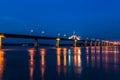 He second thai - lao friendship bridge across the mekong river in thailand