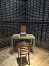 Second World War Museum in Gdansk Poland - the encrypting enigma art composition