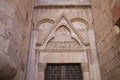 Secondary entrance of Cagliari cathedral Royalty Free Stock Photo