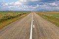 Secondary HIGHWAY Highway with mountains in the background - Car Royalty Free Stock Photo