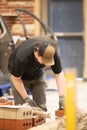 Saskatchewan Skills Canada Competition Bricklaying Royalty Free Stock Photo