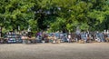 Secondhand book stalls at the flea market on Plaza de Armas - Havana, Cuba Royalty Free Stock Photo