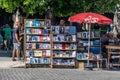 Secondhand book stalls at the flea market on Plaza de Armas - Havana, Cuba